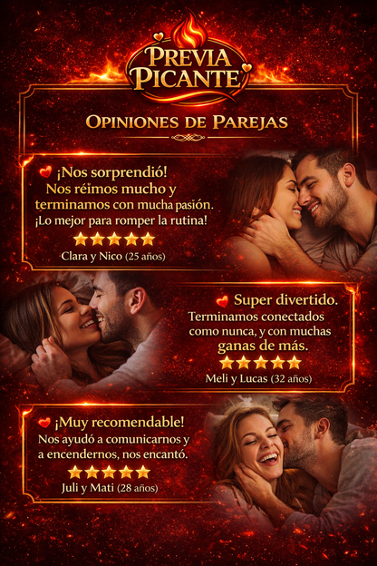 3X1 - Cartas para encender la previa + Juego para la acción + 100 ideas de citas DE REGALO 🔥